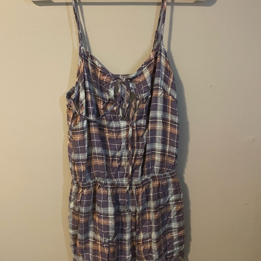 Forever 21 Plaid Women's Shorts Romper